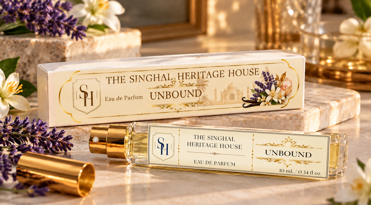 Unbound 10ml Eau de Parfum with box by The Singhal Heritage Hous