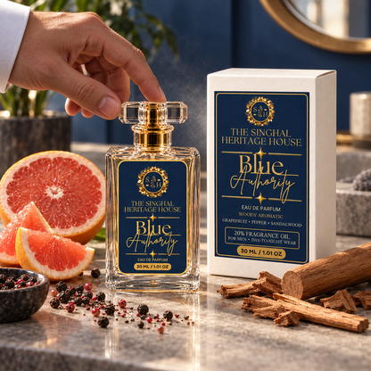 Blue Authority Eau de Parfum – Bleu de Chanel Inspired Perfume product image — The Singhal Heritage House