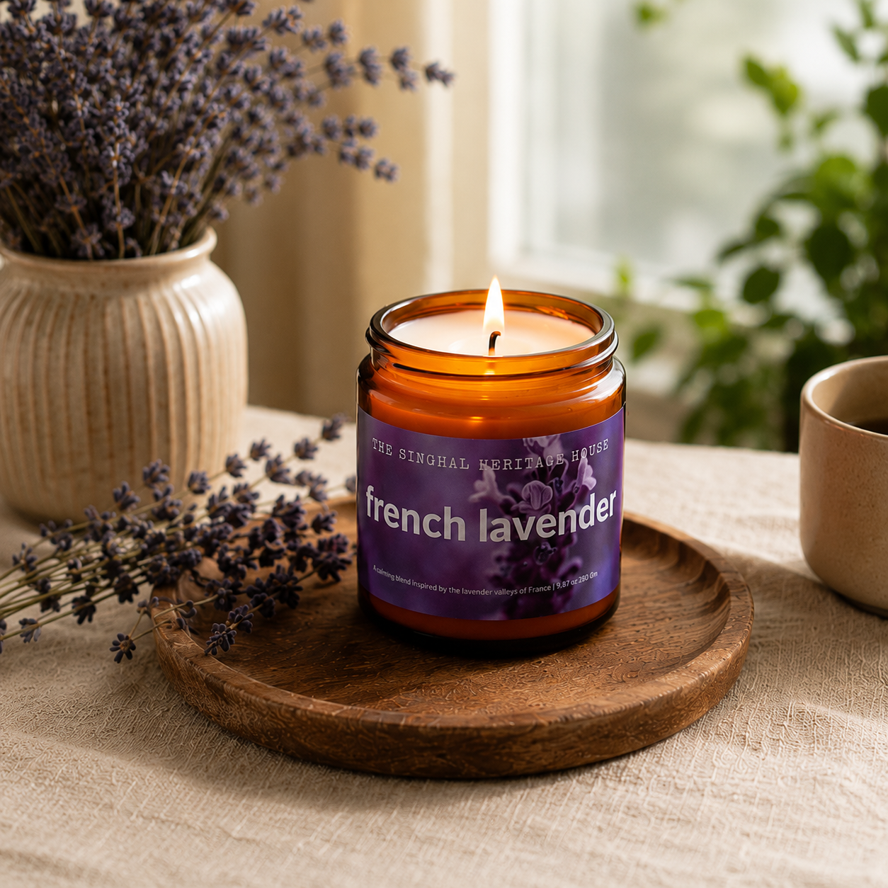 French Lavender & Mango Coconut Candle Duo – 2 Pack, 8 oz Each